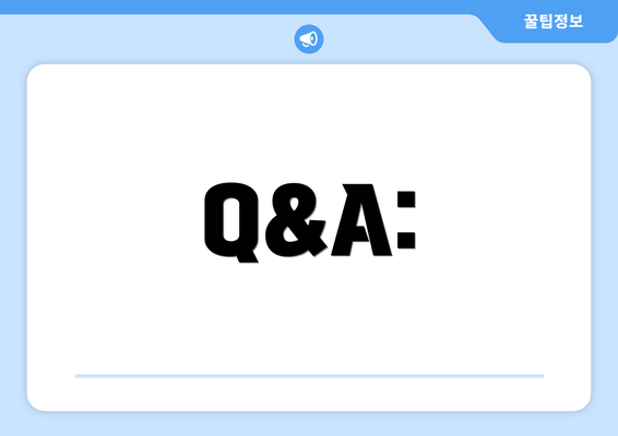 Q&A: