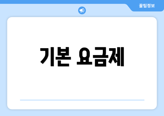 기본 요금제