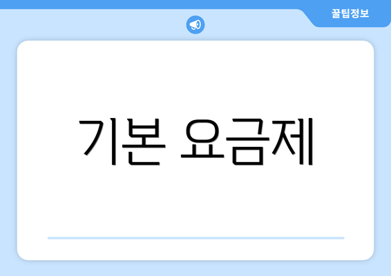 기본 요금제