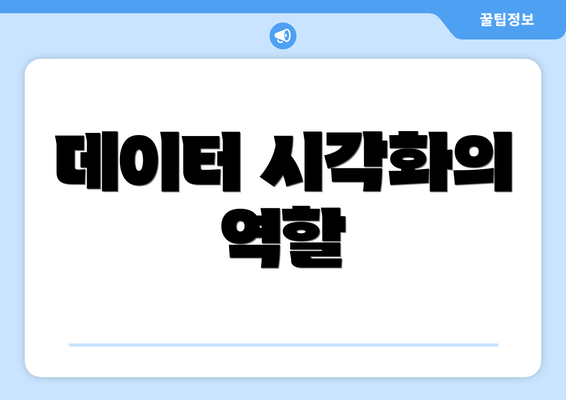 데이터 시각화의 역할