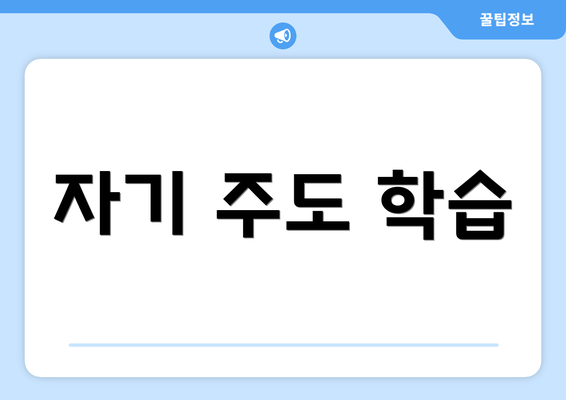 자기 주도 학습