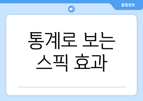 통계로 보는 스픽 효과