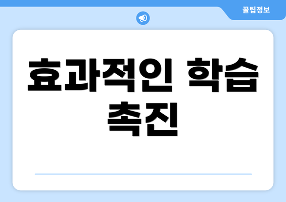 효과적인 학습 촉진
