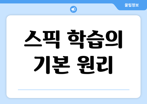 스픽 학습의 기본 원리
