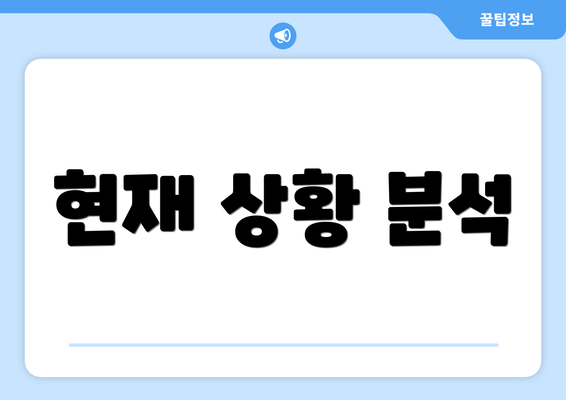 현재 상황 분석