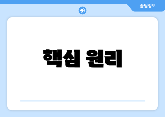 핵심 원리